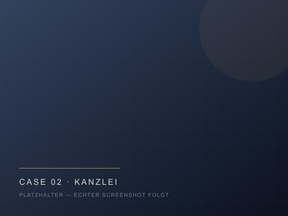 Vorschau des Webprojekts für Kanzlei Brandt & Partner (Platzhalter)
