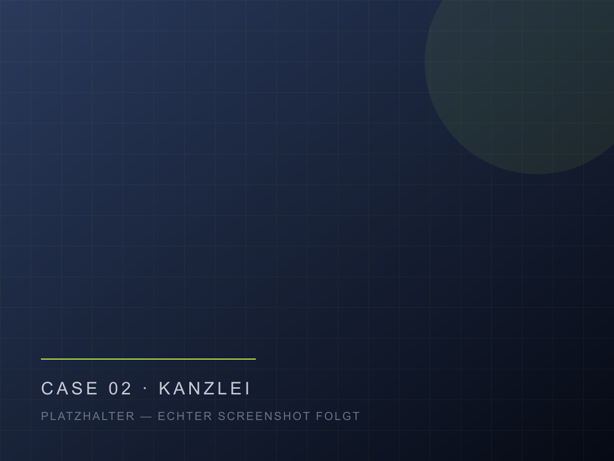Vorschau des Webprojekts für Kanzlei Brandt & Partner (Platzhalter)